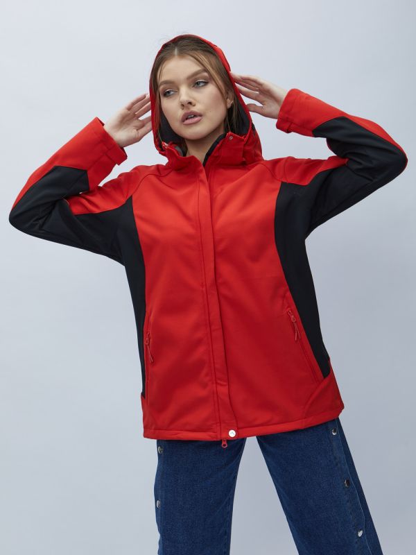 Women's windbreaker MTFORCE large red 22211Kr